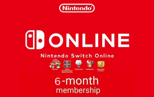 6 Nintendo Membership Gift Card